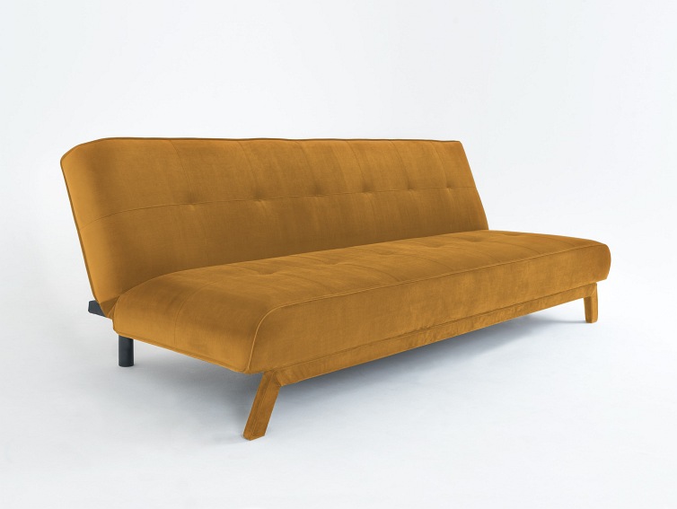 Sofa Rozkładana 3 os. Modes L 210x90x78 Marakuja/Czarny