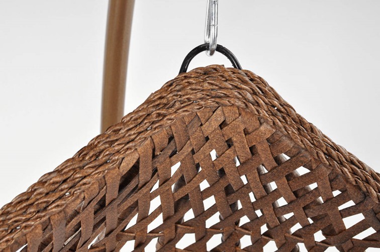 Kosz Wiszący Kokon BALI LUX Brązowy