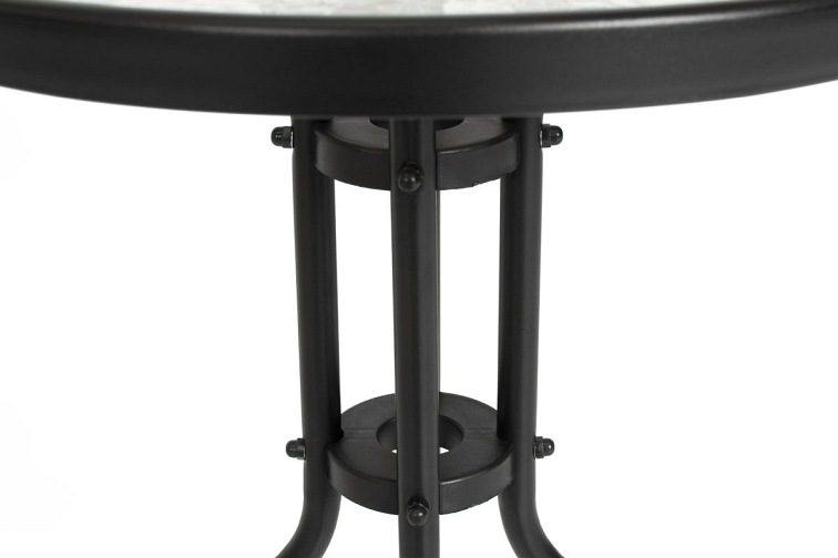 Stolik Ogrodowy Capri fi60 Czarny