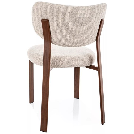 Krzesło RIN D Jasny Beż/Orzech