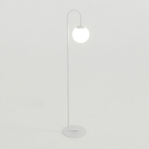 Lampa Podłogowa FLOR LP1 Szary