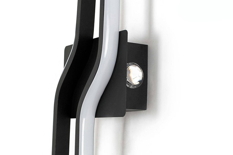 Lampa Ścienna ROCHE 100 Czarny