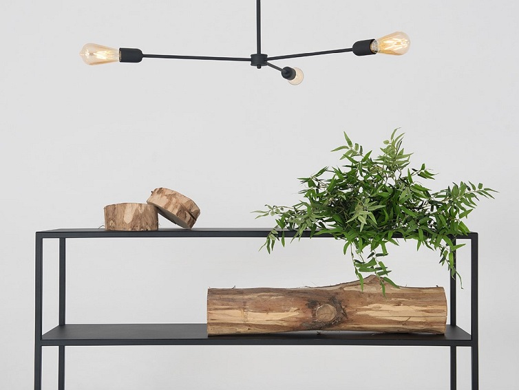 Lampa wisząca TRISO 6 – czarny