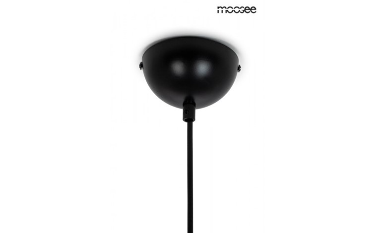 Lampa Wisząca SANDRA 35 Transparentny/Czarny