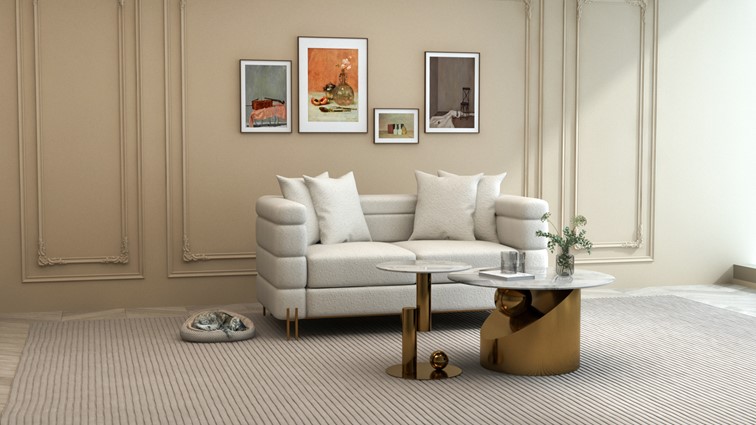 Sofa NUA N49-1 Biały