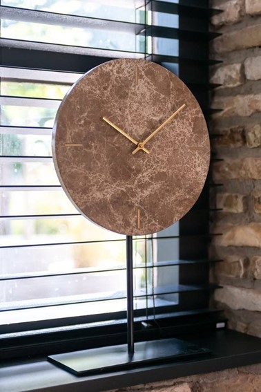 Zegar Stołowy BRETT Brązowy