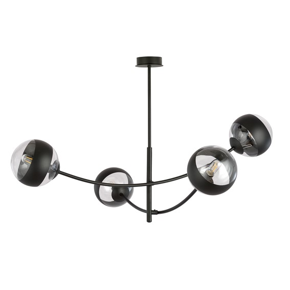 Lampa Wisząca HUNTER 4 STRIPE Czarny