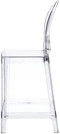 Stołek Barowy VIKI 65cm Transparentny