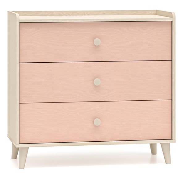 Komoda MEVEL 06 Beżowy/Róż