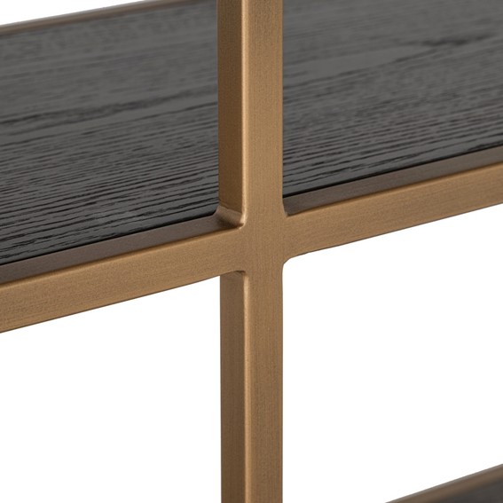 Regał CARTER L Brązowy