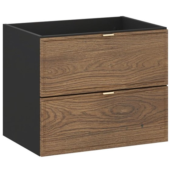 Szafka pod Umywalkę TALIA Czarny Mat/Dąb Casella