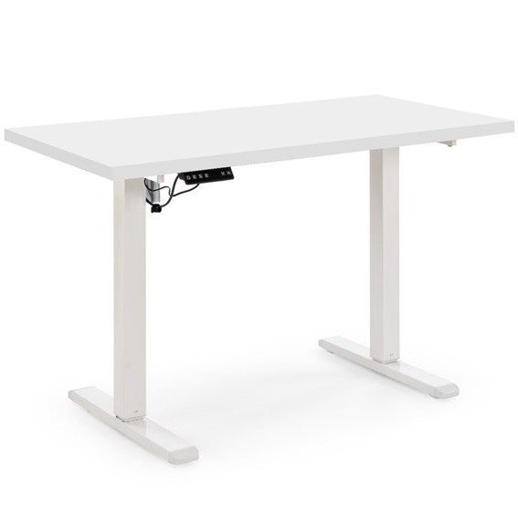 Biurko B54 z Funkcją Regulacji Wysokości Biały