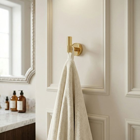 Wieszak Łazienkowy 6606 MODERN Złoty