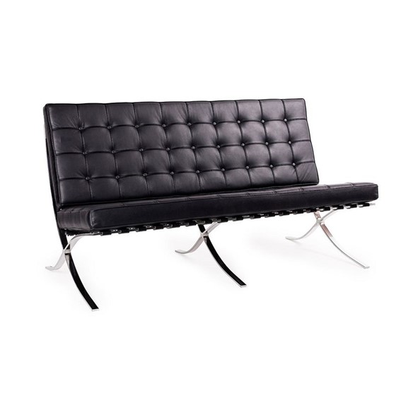 Sofa BARCELON Trzyosobowa Czarny
