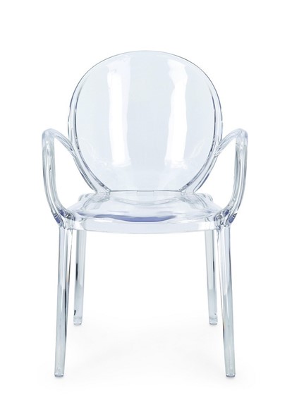 Krzesło Ogrodowe CAMILLA Transparentny