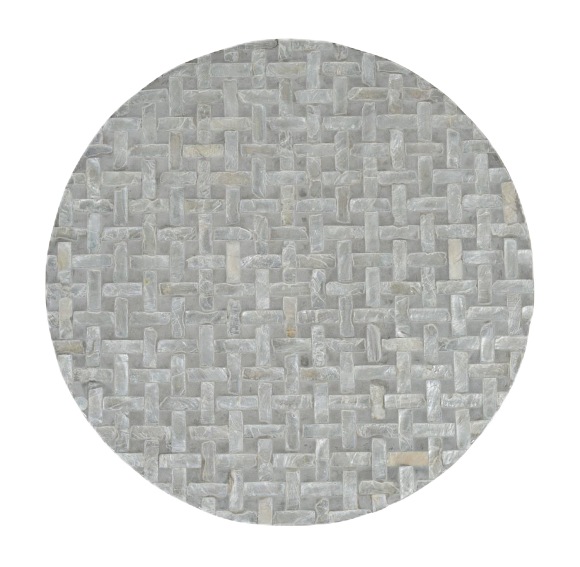 Stolik Okrągły AV1730-28GB 41x46 Szary