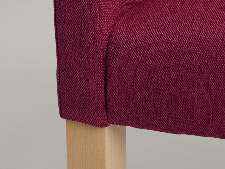 Fotel Wilton Arms 84 60x61x84 Landrynkowy Róż/Naturalny