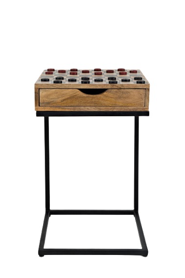 Stolik Szachowy Avola AV1730-26 42x42x66 Brązowy