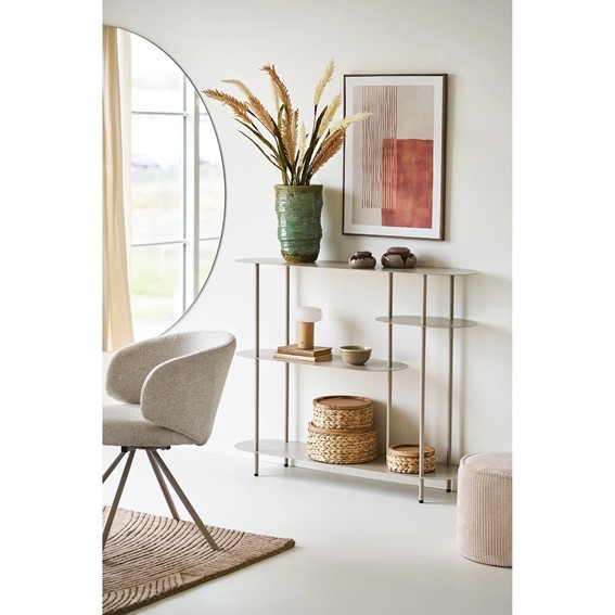 Regał RIETI 118cm Beżowy