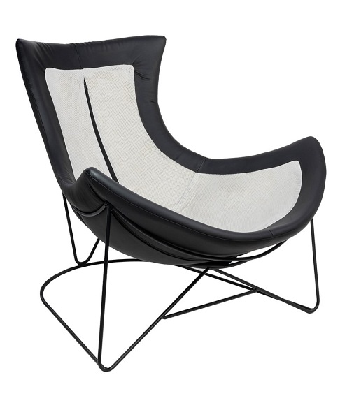 Fotel OTILIA STAND Velvet Ciemny Szary