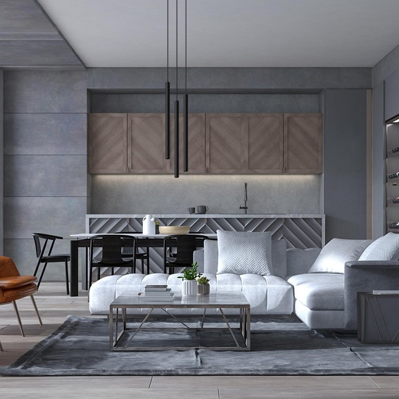 Lampa Wisząca Langi 3P 16x105 Czarny