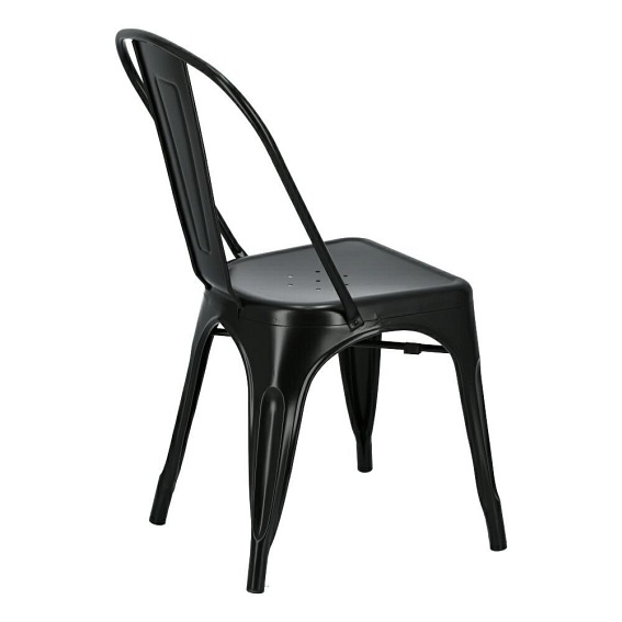 Krzesło PARIS Czarny inspirowane Tolix