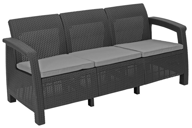 Zestaw Ogrodowy Corfu Fiesta Max 8-Osobowy Grafit