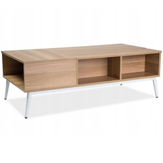 Ława ARRAS Dąb/Biały