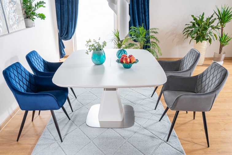 Krzesło LINEA Velvet Czarny/Zielony