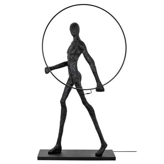 Lampa Podłogowa HUMAN Round Włókno Szklane