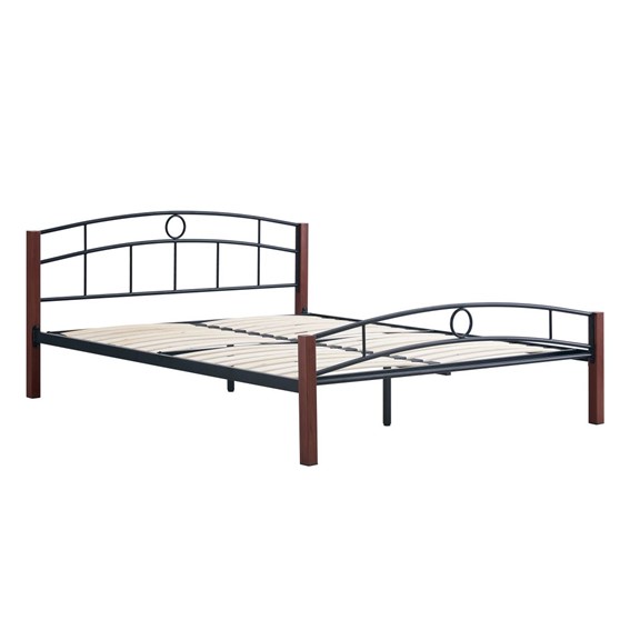 Łóżko Metalowe LM1-FX 160x200 Czarny