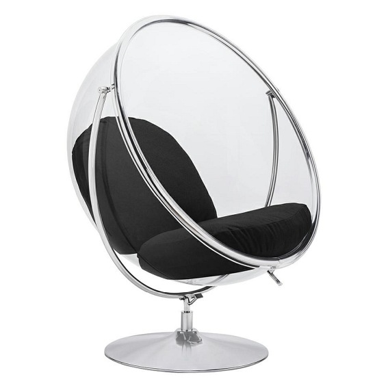 Fotel BUBBLE STAND 2 Poduszka Czarna