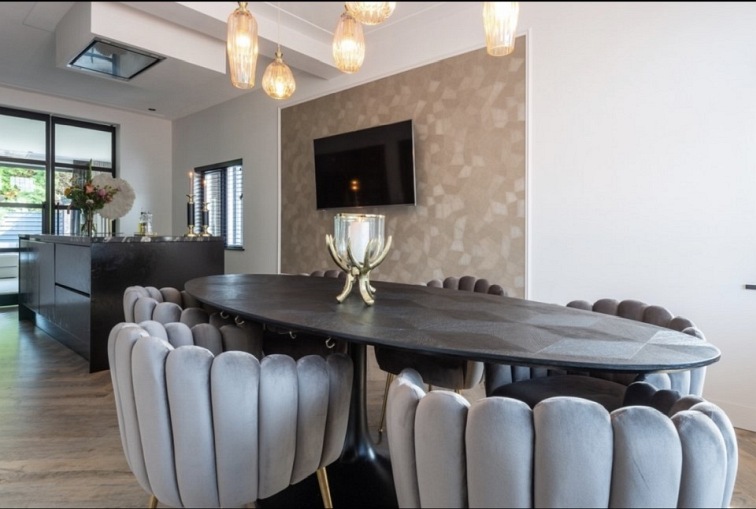 Stół BLAX fi250 Czarny