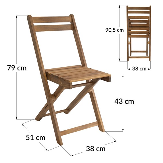 Zestaw Balkonowy ARDEA Duo Naturalny