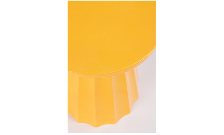 Stolik Kawowy HEDYM Fi30cm Żółty