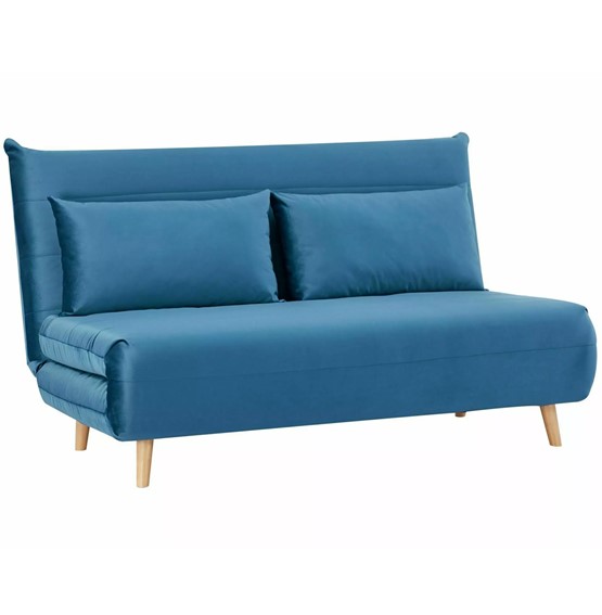 Sofa SPIKE II Velvet Buk/Niebieski