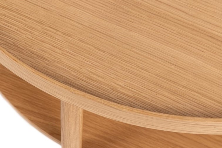 Stolik Kawowy BANBURY Fi80cm Dąb