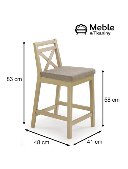 Hoker BORYS LOW Dąb Sonoma