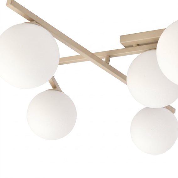 Lampa Sufitowa SMART 5 Beżowy/Opal