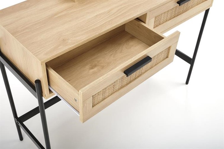 Toaletka CARMEN Czarny/Naturalny