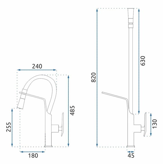 Bateria Kuchenna CASTOR Czarny/Złoty