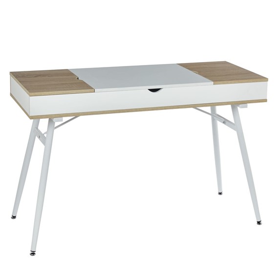 Biurko B16-FX Dąb Sonoma/Biały