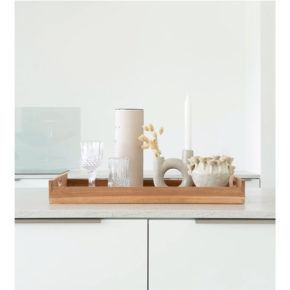 Taca Dekoracyjna FARO 58x38cm Naturalny