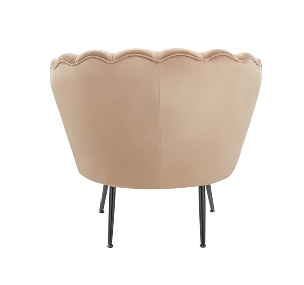 Fotel Velvet LC-032-1 Cappuccino/Czarny