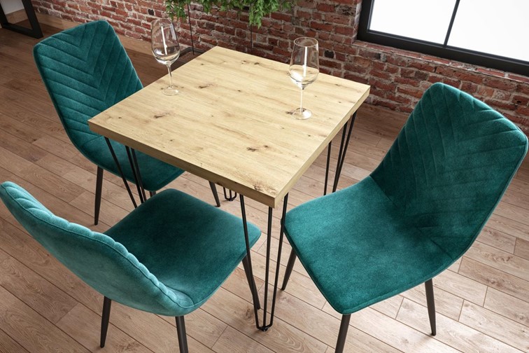 Stół ST(B)-FX 67x67 III Dąb Artisan/Czarny