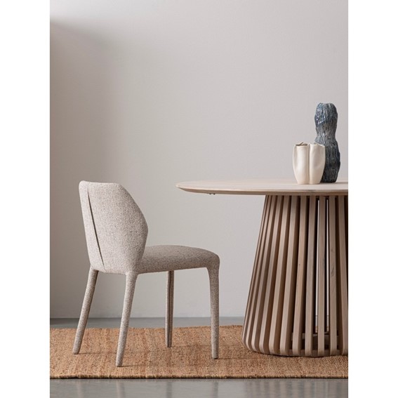 Stół Jadalniany ODION fi130 Beżowy