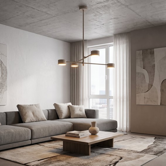 Lampa Sufitowa NATSU 4 Beżowy