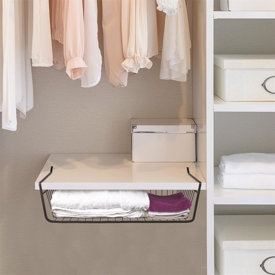 Podwieszany Kosz Podpółkowy M Czarny