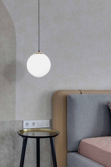 Lampa Wisząca ISLA K-4912 Czarny/Patyna/Biały Matowy