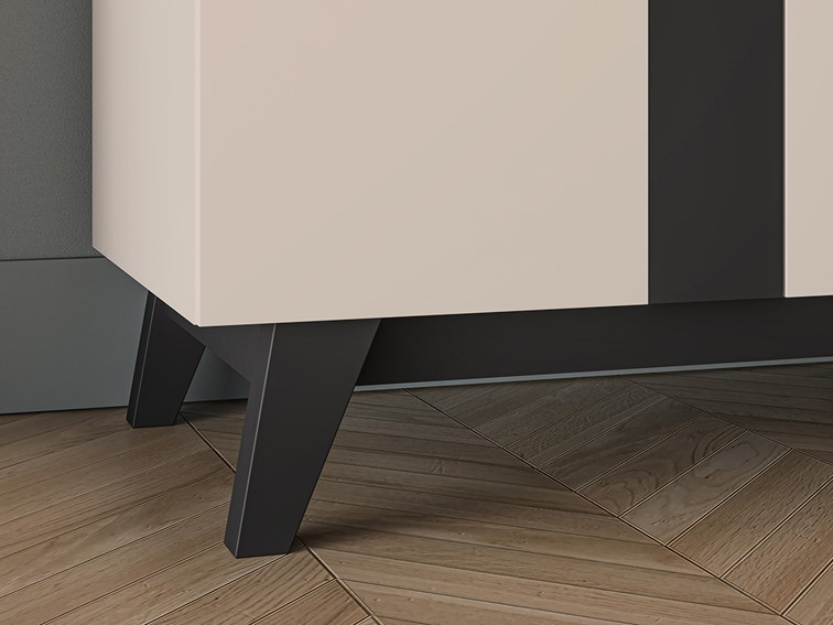 Szafa FRESHION 01 Cashmere/Czarny